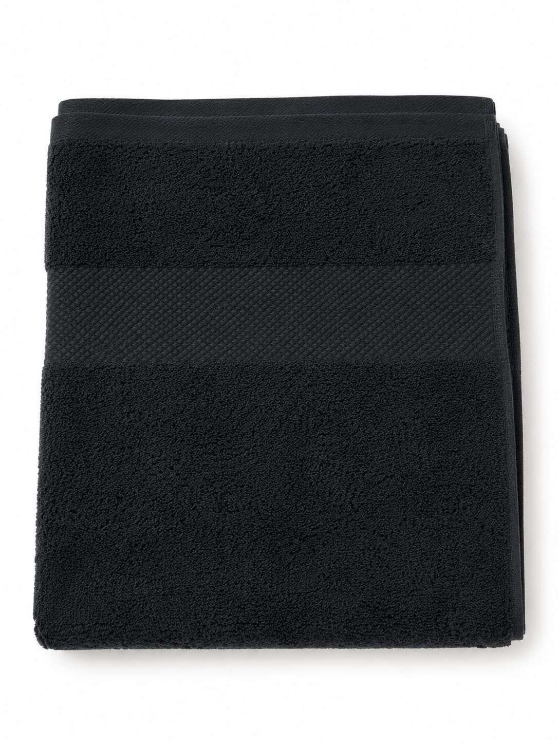 Smoked Black bath towel